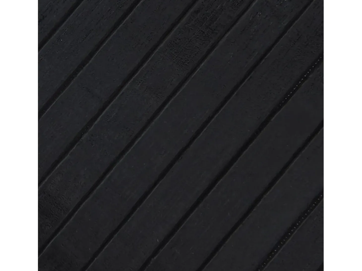 Wakil Alfombra rectangular bambú negro 80x500 cm