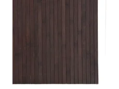 Wakil Alfombra rectangular bambú marrón oscuro 80x300 cm