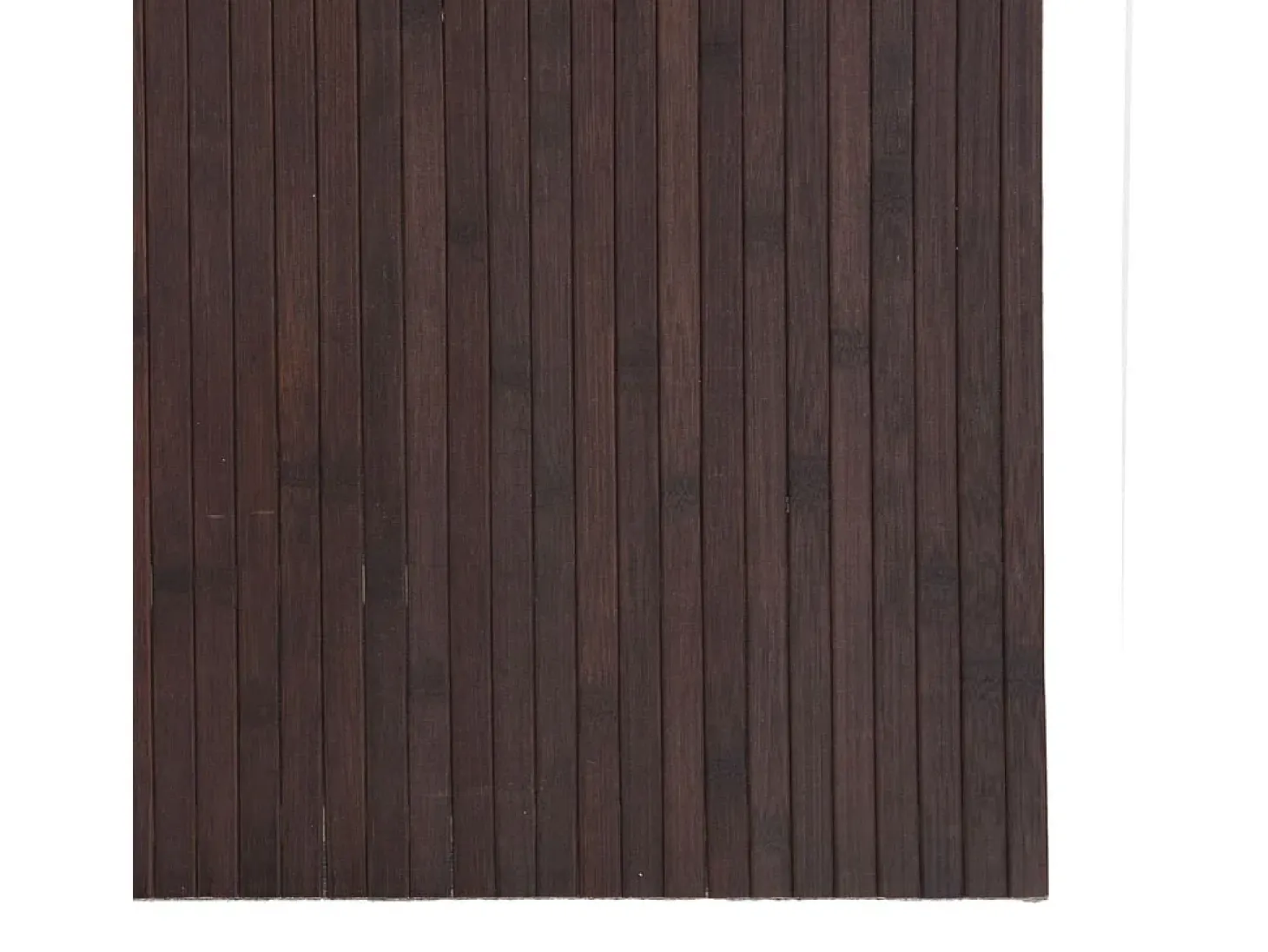 Wakil Alfombra rectangular bambú marrón oscuro 80x300 cm