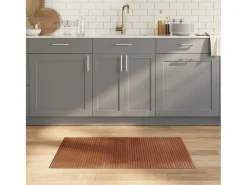 Wakil Alfombra rectangular bambú marrón 60x100 cm