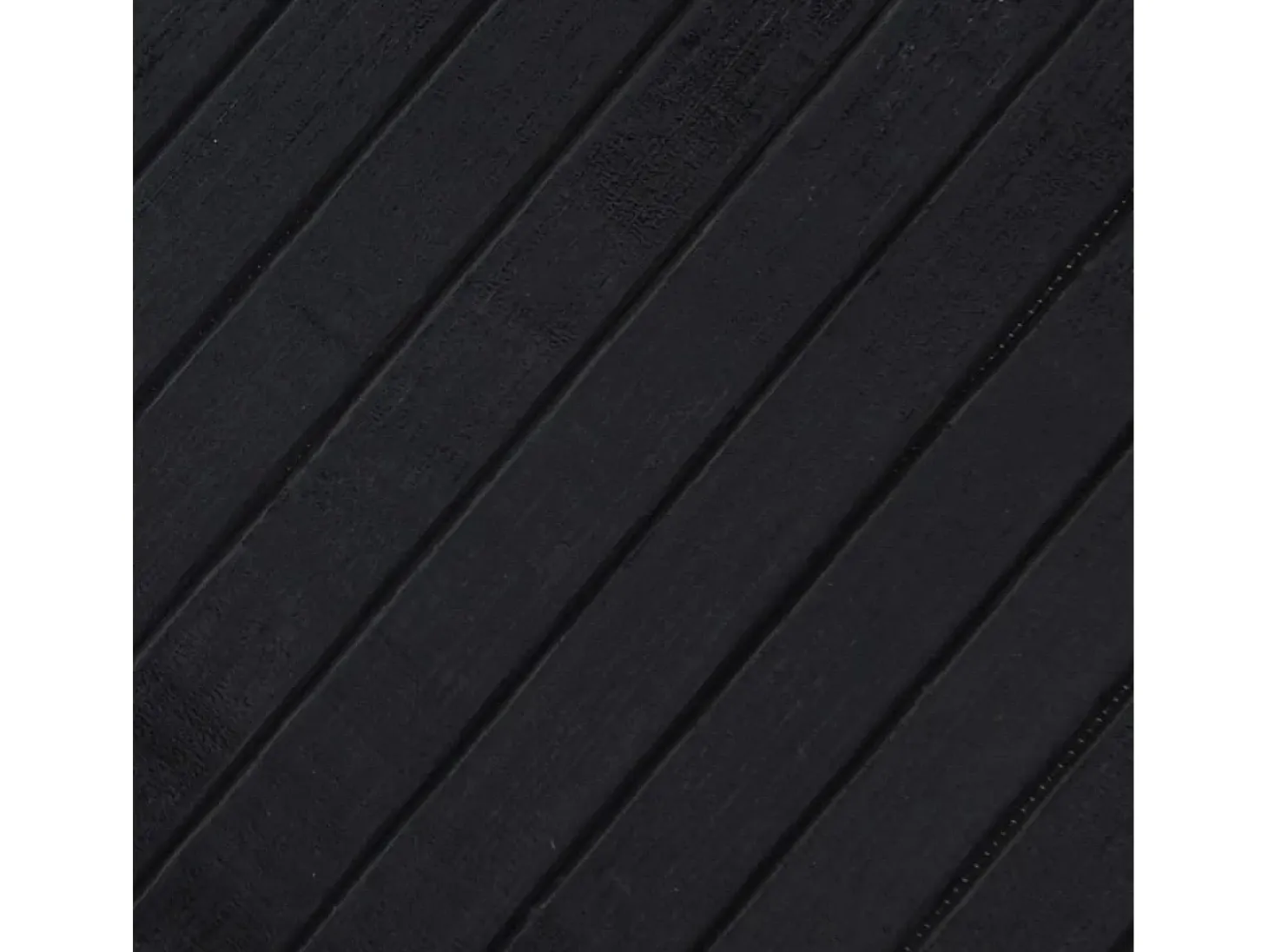 Wakil Alfombra rectangular bambú negro 80x200 cm