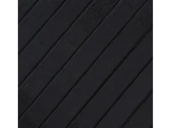 Wakil Alfombra rectangular bambú negro 100x500 cm