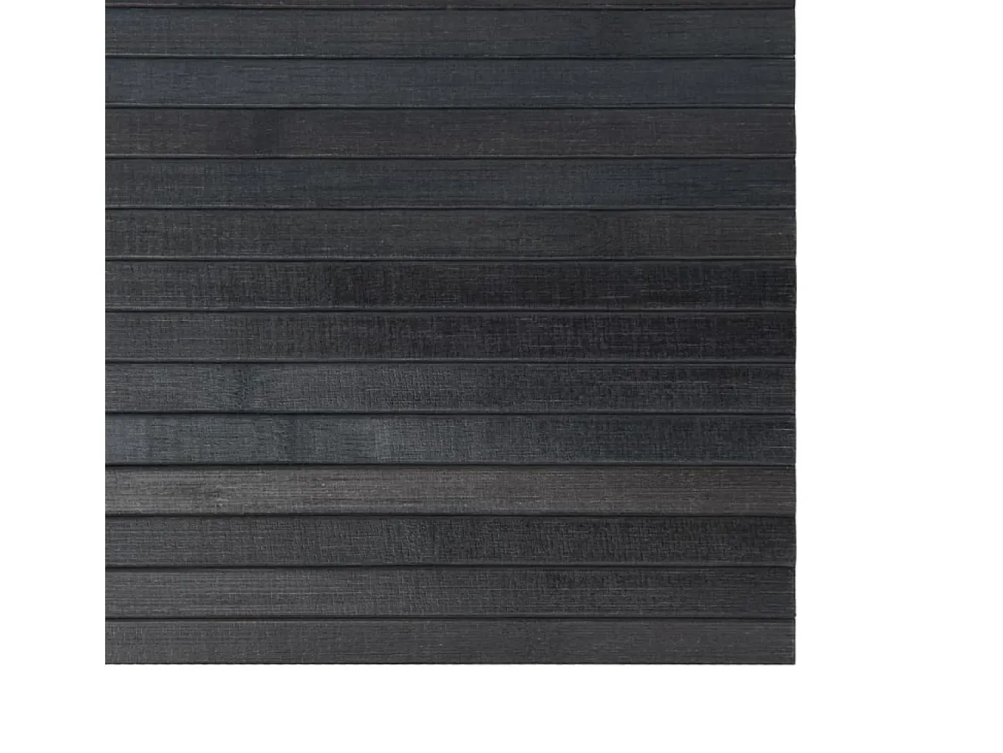 Wakil Alfombra rectangular bambú gris 100x400 cm