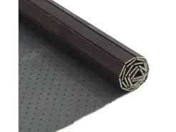 Wakil Alfombra rectangular bambú marrón oscuro 70x200 cm