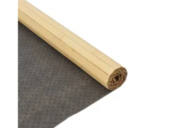 Wakil Alfombra rectangular bambú color natural claro 80x300 cm