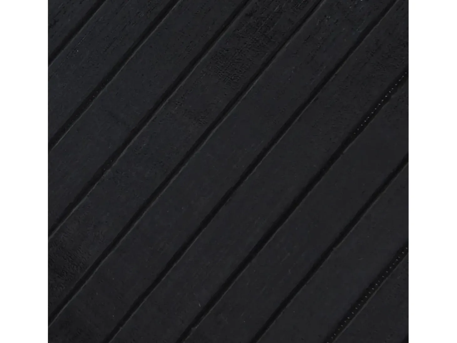 Wakil Alfombra rectangular bambú negro 70x200 cm