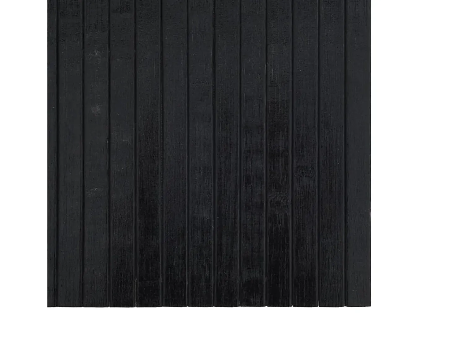 Wakil Alfombra rectangular bambú negro 70x200 cm