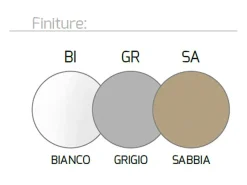 Warped Sospensione D.50 Cm. 1 Luce Grigio