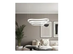 WAVES-1 SP, Colgante de metal dorado, Ideal Lux