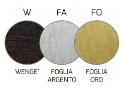 Wood Sospensione Cm.50 2 Luci Wenge