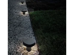 Zafferano Ciottolo - Baliza LED exterior IP54 7W 3000K diseño moderno en aluminio para jardines y caminos - 50 cm Corten