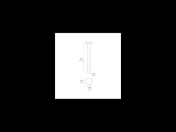 Zafferano Ciottolo - Baliza LED exterior IP54 7W 3000K diseño moderno en aluminio para jardines y caminos - 70 cm Corten