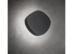 Zafferano Ciottolo Aplique LED IP54 7W 890lm 3000K en Aluminio Corten
