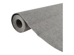 Zev Alfombra de pasillo gris 80x180 cm