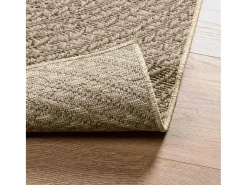 ZIZUR alfombra beige 120x170 cm aspecto yute interior exterior